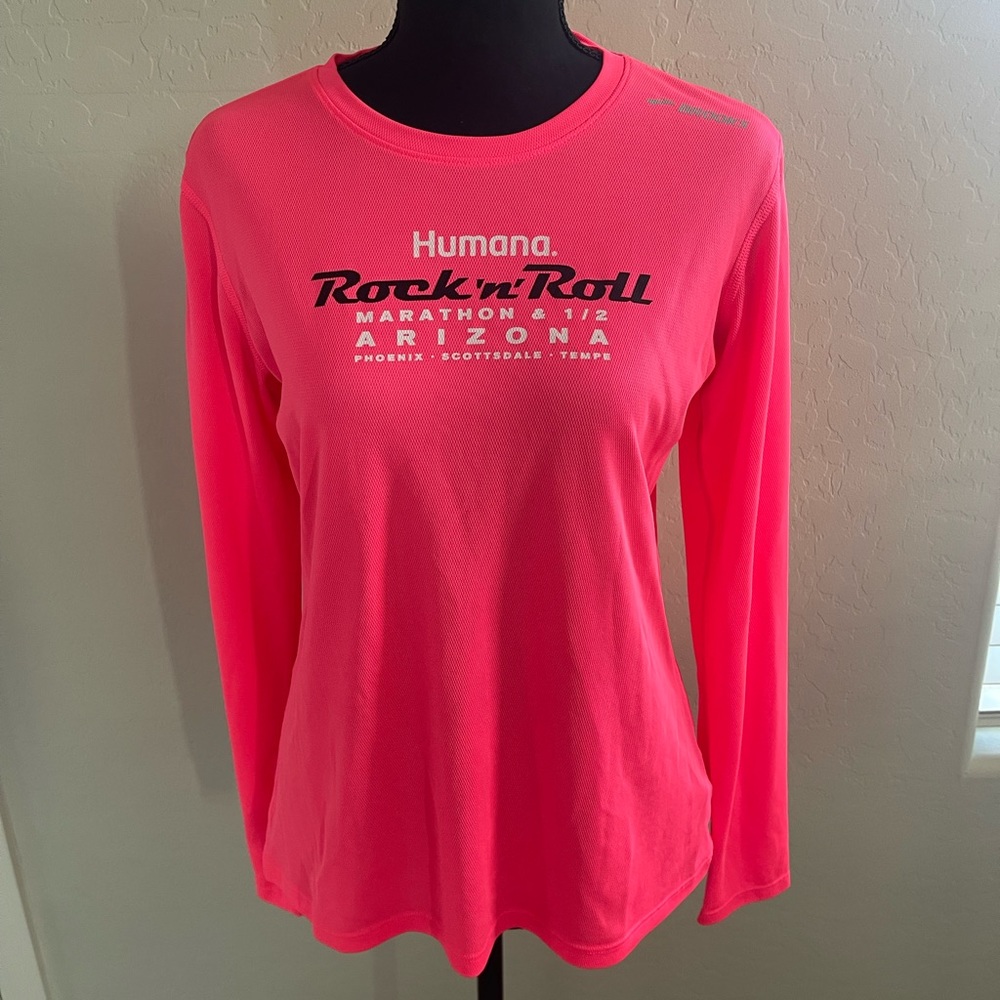Brooks 2019 Arizona Rock & Roll Marathon long sleeved running shirt SZ M